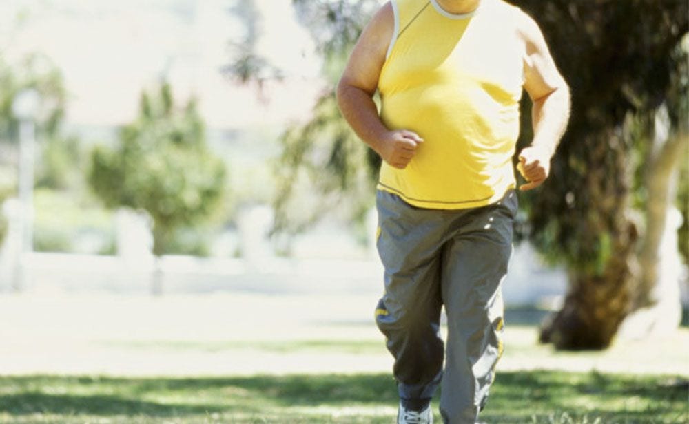 sobrepeso running